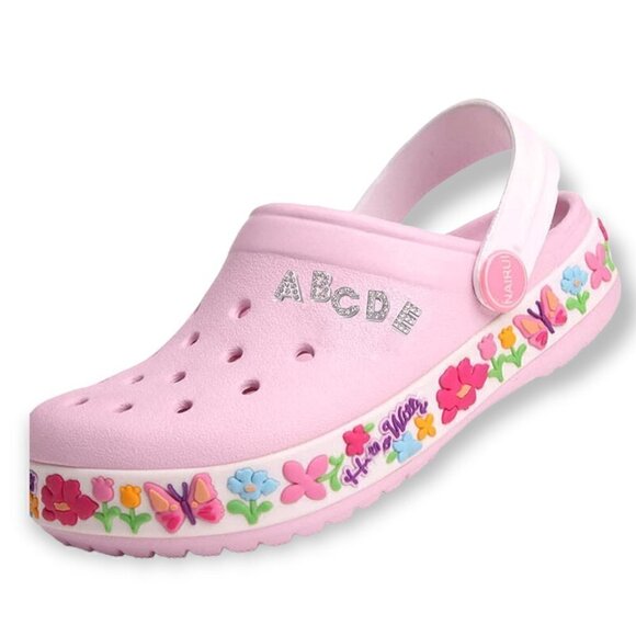 Alphabet Letter Slide 3D Bling Charms 10mm - Picture 5 of 6